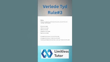 Verlede tyd/Past Tense Rule #3d  #afrikaans #cambridge #caps #ieb #matric #foryou