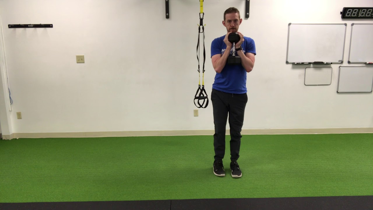 1DB Goblet Lateral Lunge - YouTube