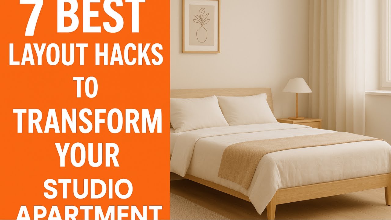 7 Best Layout Hacks to Transform Your Studio Apartment - YouTube