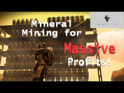No Man's Sky - Mineral Mining for Massive Profits - YouTube