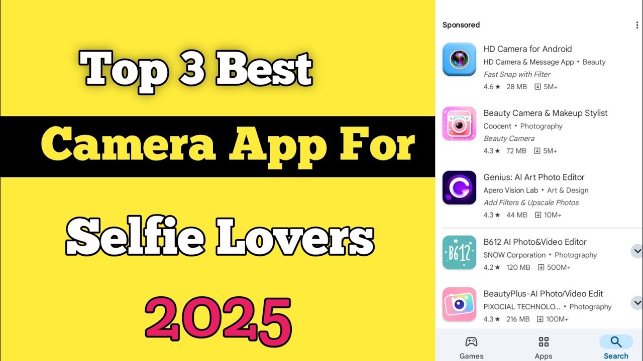 Best Selfie Camera Apps (2025)