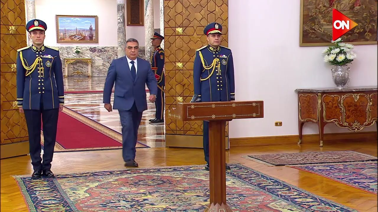 المحافظون الجدد يؤدون اليمين الدستورية أمام الرئيس #السيسي في قصر الاتحادية