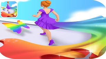 Satisfying Mobile Game: High Heals,  Stack Rider, Sky Roller, Dancing Hair‎ @HexastarGameplay