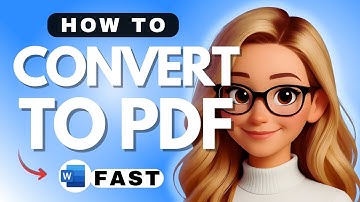 How to Convert Word Documents to PDF - 2025