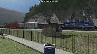 Conrail Hbpi On Horseshoe Curve 5-11-1994