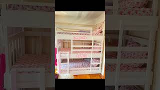 DIY Triple Bunk Bed #shortsfeed DIY Triple Bunk Bed #shortsfeed