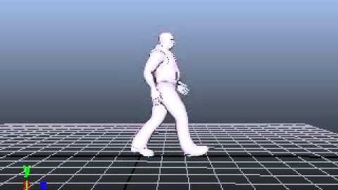 Crouch to Idle to Walk to Run Cycle animation in Maya