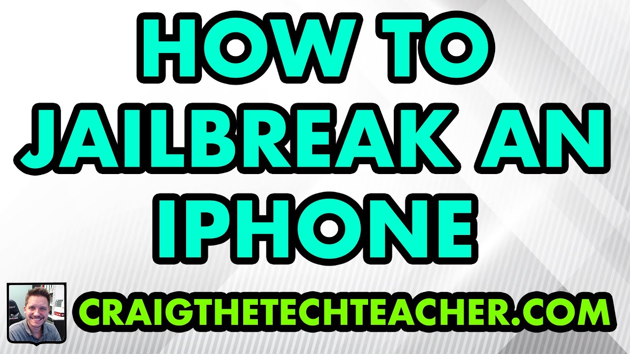 How To Jailbreak An IPhone YouTube
