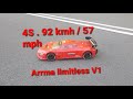 Arrma limitless V1 4S ...92 kmh / 57 mph