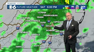 Storm system will track across  Virginia this weekend