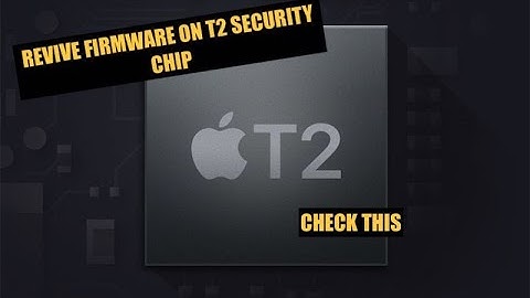 HOW TO RESTORE/REVIVE FIRMWARE or BridgeOS on T2 security chip Macbook Pro, iMac, Mac mini 2018/2019