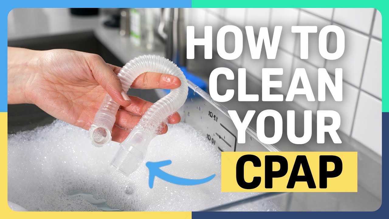 How to clean your CPAP supplies properly