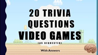 20 Trivia Questions - Video Games screenshot 5