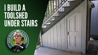 Building An Under Stair Tool Shed