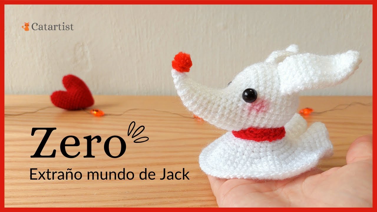 👻 ZERO Amigurumi ️ El extraño mundo de Jack Crochet Tutorial Fácil