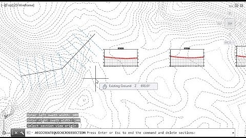 Creating "Quick Cross Sections" in AutoCAD Civil 3D