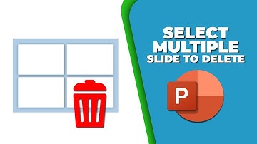 How to select multiple slides in PowerPoint to delete
