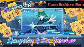 Cara Mendapatkan Banyak Elite Voucher Gratis | Code Reddem Baru #03 | OPM The Strongest