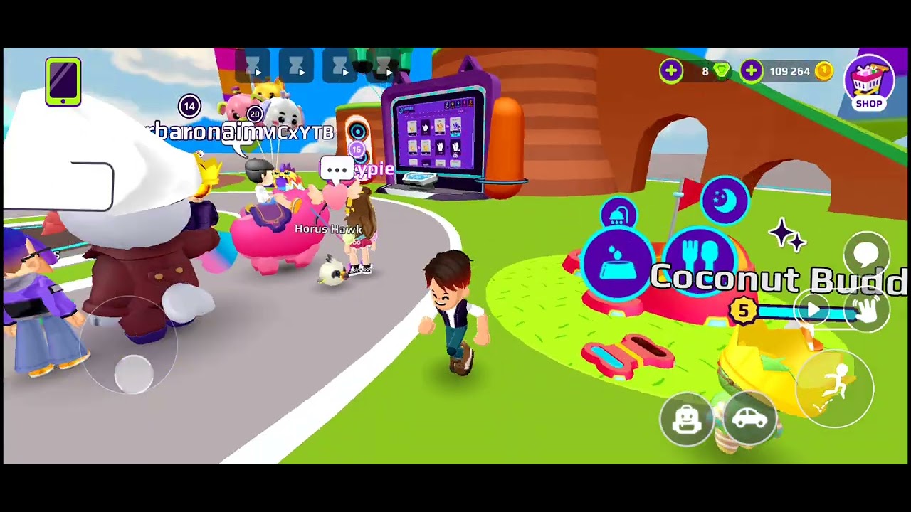 Trading and playing with my friends in PK XD 