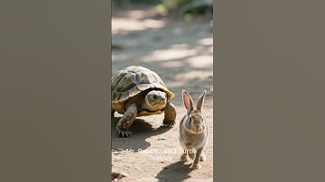 Beautiful AI Short Story of a Rabbit and Hare #ai #youtubeshorts #shorts #viral