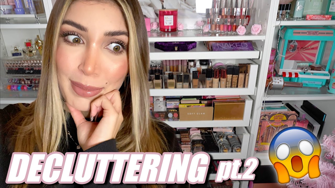 DECLUTTERING MAKEUP COLLECTION PT.2 AIUTOOOOO