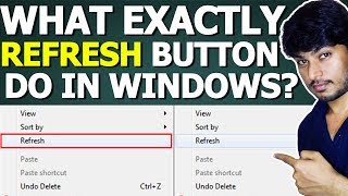 What exactly does the Refresh button do in Windows