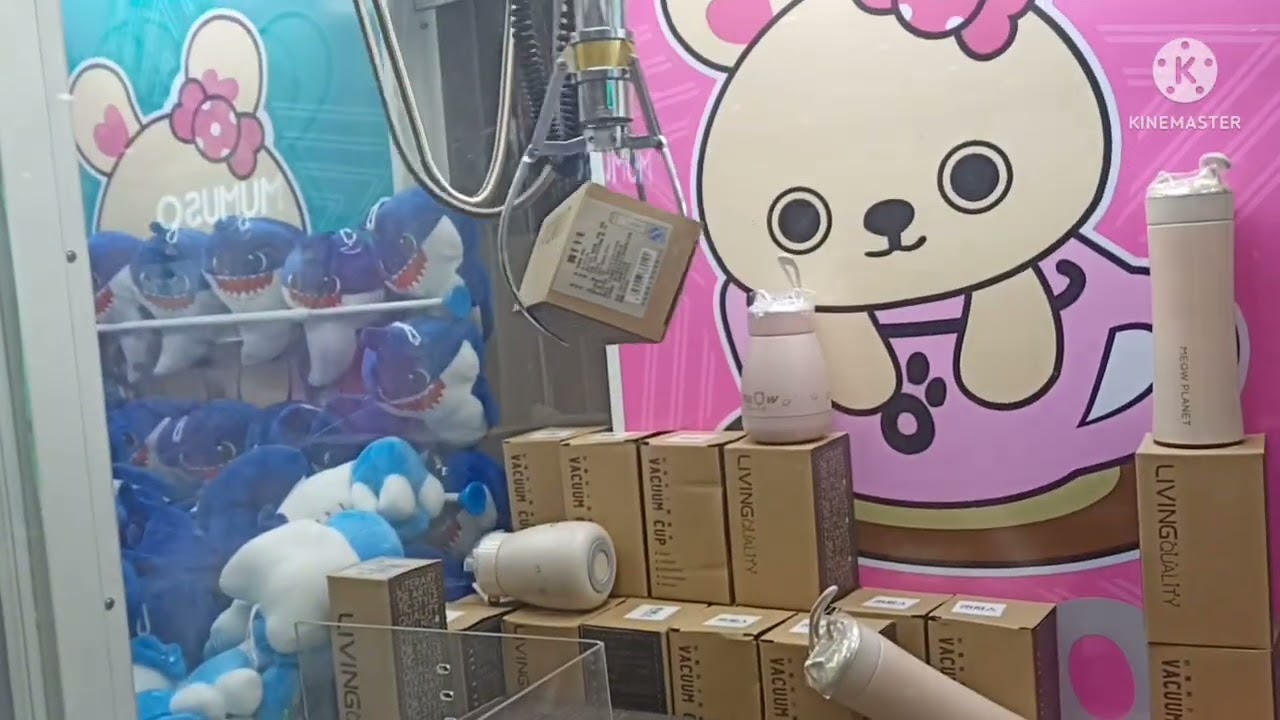 great day @papubbit || winning of vacum flask strong claw lucky wins