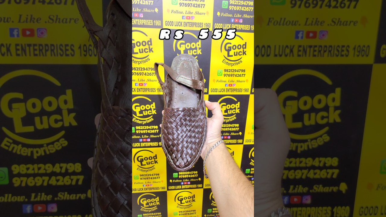 Customised Kolhapuri Bantu Sandals | Leather Kolhapuri Half Shoes Chappal Shop In Andheri Mumbai