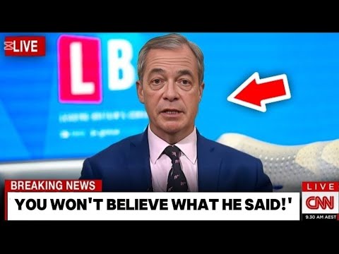 Nigel Farage DROPS BOMBSHELL on Live TV: You Won’t Believe What He Said