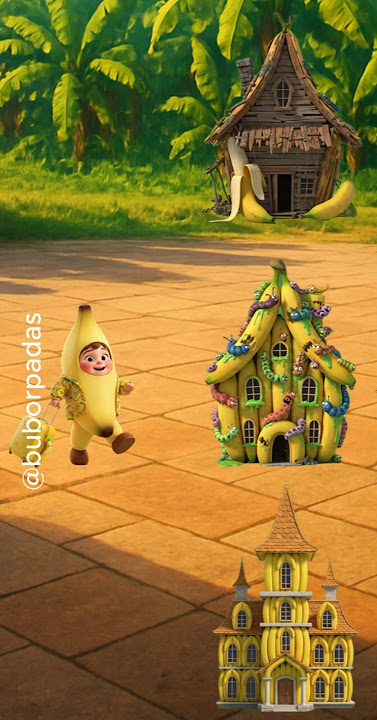I Have Banana House  #shortvideo #funny #banana #fruit #games