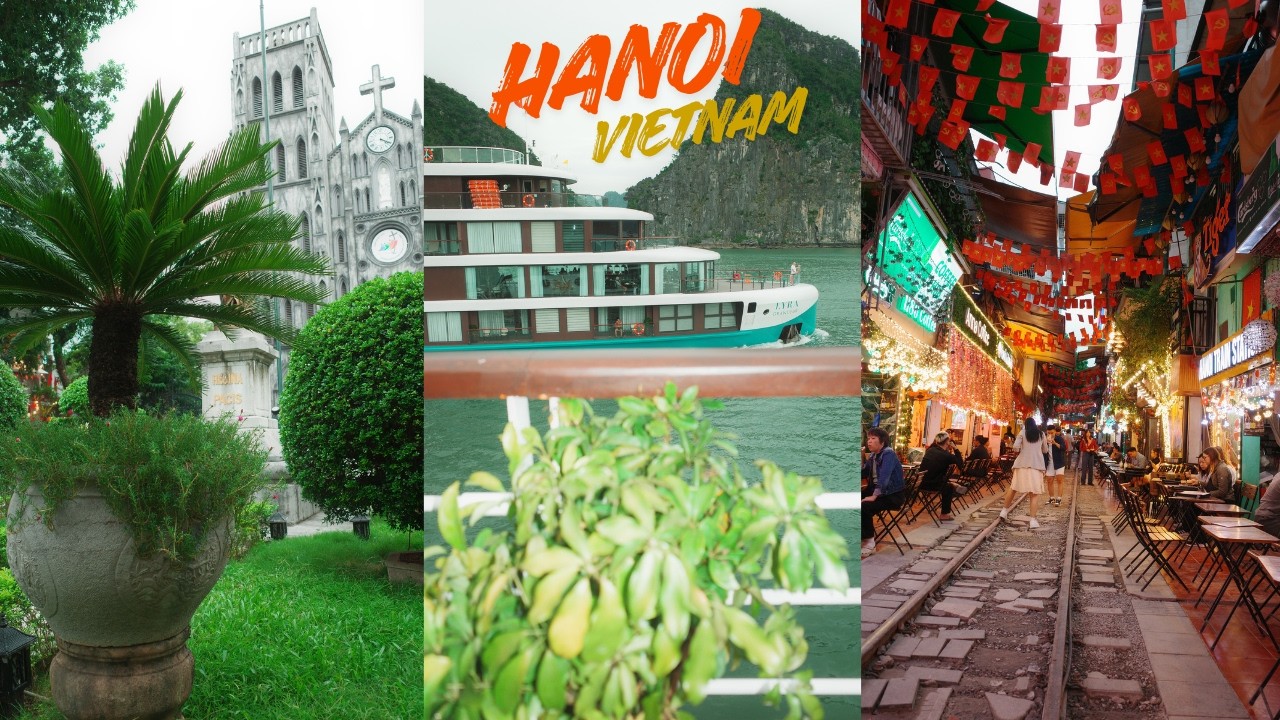 vietnam vlogs part 2 || hanoi & halong bay!!