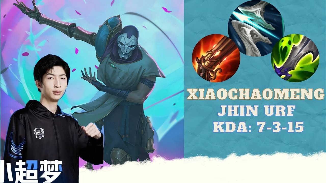 Xiao Chao Meng Mới Nhất : Jhin URF bá đạo như thế nào ? | Xiaochaomeng LOL