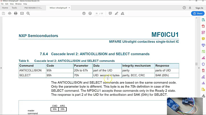 PN5180 Mifare Type A Activation