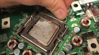 lab video- removing a CPU from the motherboard