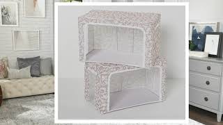 Periea Set of 2 Jumbo Collapsible Storage Boxes on QVC