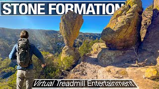 Chiricahua Stone Formation Walk - Arizona Virtual Treadmill Walking Tour - 4k City Walks