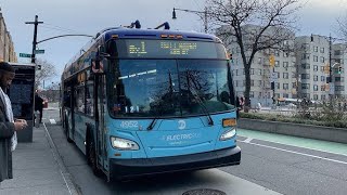 Bx1 Bus Announcements to Mott Haven 1 38th Street. Weekend Service.