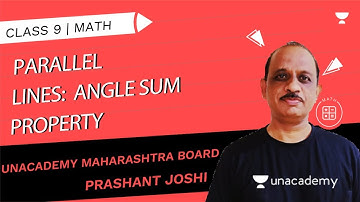 Parallel Lines: Angle Sum Property | SSC Class 9 | Maths | Prashant Joshi