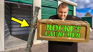 I Found WW2 ROCKET LAUNCHER CRATES! They're FULL! I Bought an Abandoned Storage Unit!