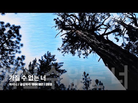 가질 수 없는 너 - 하이니 / "응답하라 1994" OST / 2013 (가사)
