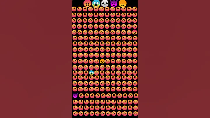 Find odd emo/hard #impossible #emojichallenge #howgoodareyoureyes #opticalillusion #shorts