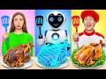 自分 vs おばあちゃんの料理チャレンジ ロボットで Multi DO Smile