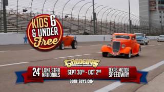 The Goodguys are back with the 24th Lone Star Nationals Giant Car Show at Texas Motor Speedway