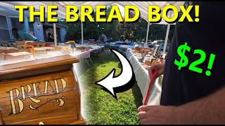 FOUND THE VIRAL BREAD BOX! Yard Sale Shop With Me! | eBay Reselling