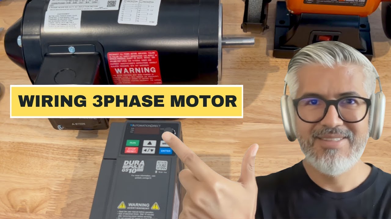 ЧПУ с частотным преобразователем 1: Как подключить трехфазный двигатель и частотный преобразователь