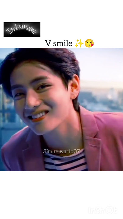 V smile 😊✨ #jimin #taekook #jungkook