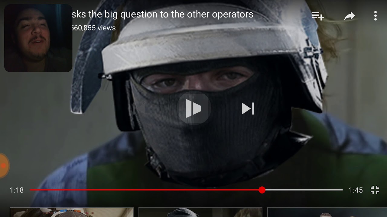 [noone knows what's in the canister] smoke asks the big question to the operators reaction