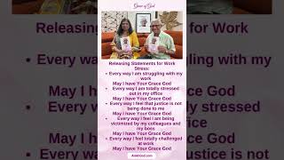 Releasing statements for work stress