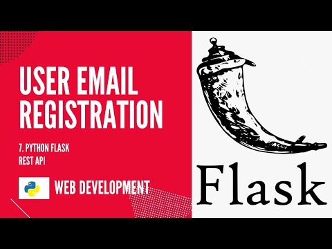 User Registration By Email. Build and Deploy a Python Flask REST API with JWT #7