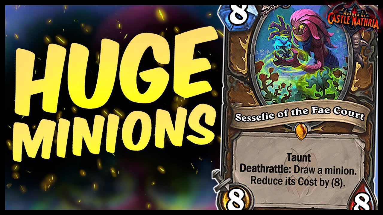 Hearthstone NEW DEATHRATTLE DRUID OUT! THIS DECK IS OP 80